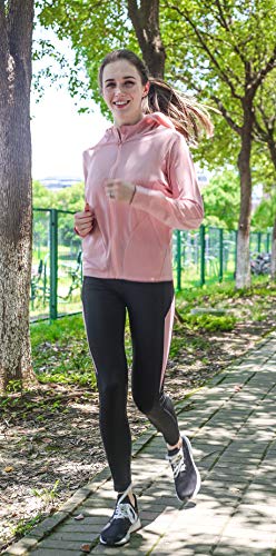 Active Wear Sets for Women -Workout Clothes Gym Wear TracksuitsYoga Jogging Track Outfit Legging Jacket 2 Pieces Set - Thumbnail 6