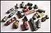 Dreadlock/Braid Hair Beads Cuffs Fabric 10 piece hand made