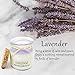 Natural Soy Wax Scented Candle, Pudding Bottle Jar Candle, Relaxing Scent & Long Lasting, Lavender candle Purplethumb 2