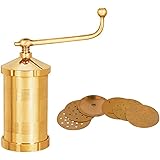 Sev Sancha Gathiya Murukulu Janthikulu Maker Machine with 6 Different Jali - Brass