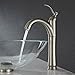 Kraus FVS-1005SN Riviera Tall Vessel Bathroom Faucet, 13