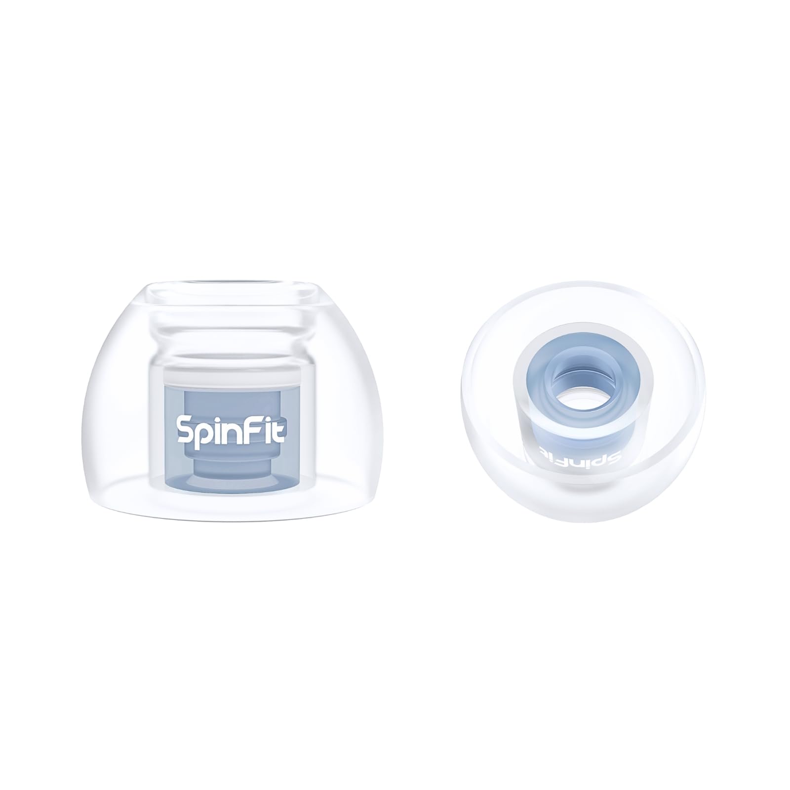 SpinFit Omni for True Wireless Earbuds & IEMs - MS - Patented Silicone Eartips for Replacement (1 Pair) (3.7 mm Nozzle Dia.)