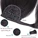 Ponytail Extension Synthetic Magic Paste Heat Resistant Afro Kinky Straight Synthetic Wrap Around Ponytail Clip In Hairpiece Corn Wave Ponytail 22 Inch 100g (22 inch, 2#)