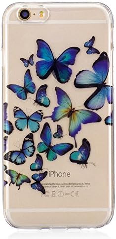iPhone SE Case,iPhone 5S TPU Case,Ultra Thin Transparent Clear Flexible Silicone Cover for iPhone SE,Case for iPhone SE/5S/5,Cool 3D Romantic Flower Animal Cartoon Design Printed Drawing Pattern Protective Back Cover Case for Apple iPhone SE/5S/5
