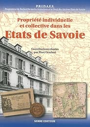 Propriété individuelle et collective dans les États de Savoie