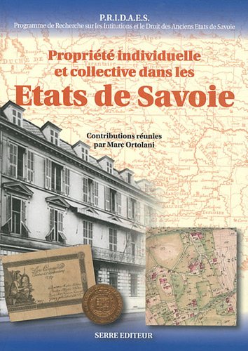 Propriété individuelle et collective dans les États de Savoie