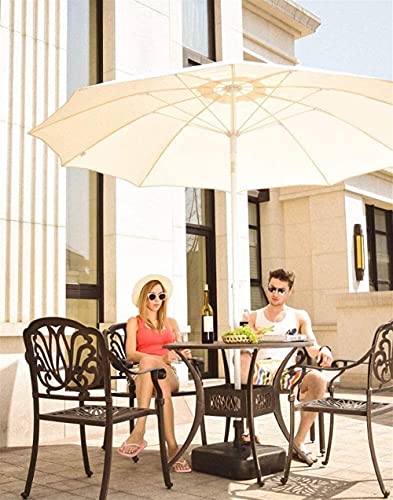 CCLLA Outdoor Sonnenschirme Patio Deluxe Outdoor Markt Regenschirm mit Neigung, versetzter Sonnenschirm für Pool, Deck… – Bild 6