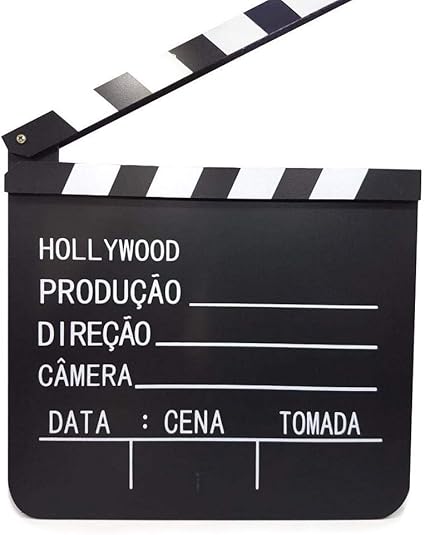 Claquete de Cinema - Mdf 20x19cm