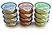 Veggicopia Dips, Variety Pack in 2.5oz Single Serving Cups (Pack of 12), No Refrigeration Required, Includes Original Hummus, Roasted Red Pepper Hummus, Edamame Dip