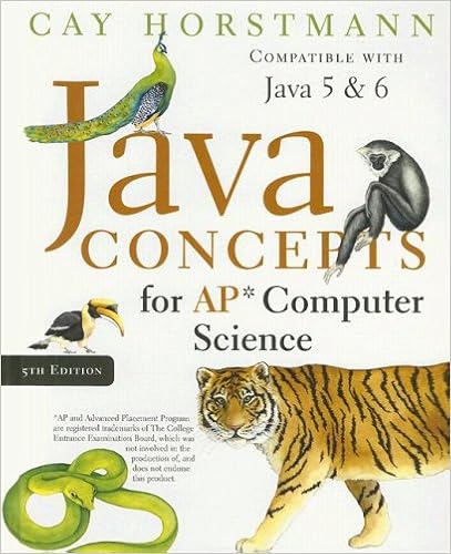 Java Concepts For Ap Computer Science Horstmann Cay S 9780470181607 Amazon Com Books