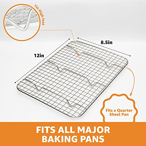 Heavy Duty Cooling Rack for Cooking and Baking, Rust Resistant Oven