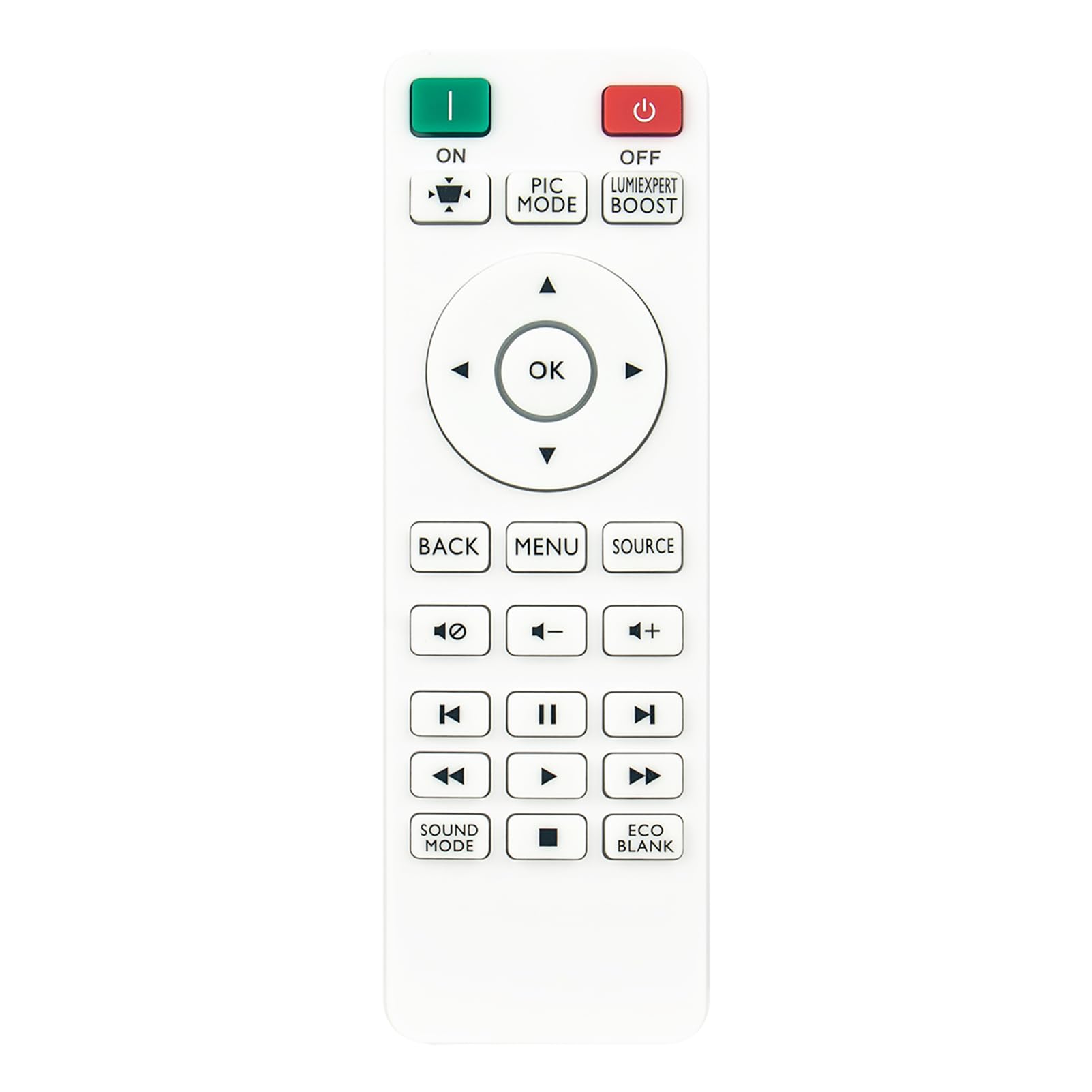 VINABTY RCV013 Replacement Remote Control Compatible with BenQ Projectors TH685P TH685i TK700 5J.JGY06.001 TH671ST TH585 TH585P TH685