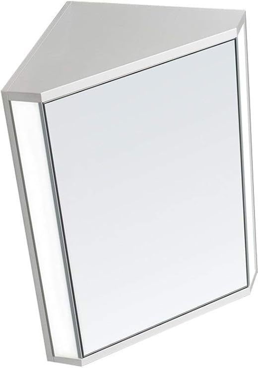 Triangle Stainless Steel Bathroom Vanity Mirror Corner Cabinets