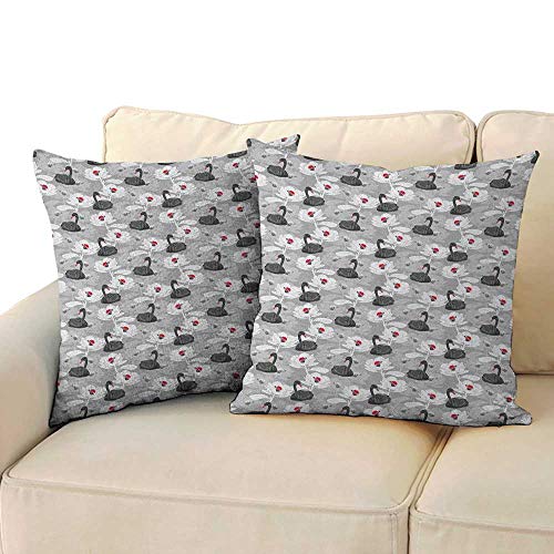 Amazon Com Ediyuneth Decorative Pillowcase Throw Pillow Swan