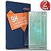 SLEO Sony Xperia XZ2 Compact Screen Protector Premium Surface Hardness Crystal Clear Tempered Glass Screen Protector Guard Cover for Sony Xperia XZ2 Compact - 2 Pack