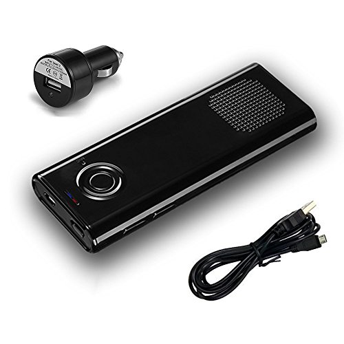 URANT Bluetooth 4.1 Car Speakerphone Portable Handsfree Car Kit for iPhone7/7plus, Samsung, Phone etc(Clean Up)