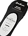 OSABASA Womens 3 Pair Casual No-Show Socks of Hidden Flat Boat Line,KWMS09-3 Pairs-BLACK,Shoe Size 8-11 (Sock Size 9.5