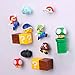 14 Pack Mario Fridge Magnets for Kids Decorative Refrigerator Locker Magnets Kitchen School Office Fun Decoration