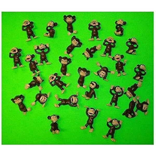 plastic monkey figurines