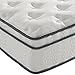 Modway Jenna 10” Innerspring and Memory Foam Queen Mattress With Individually Encased Coils
