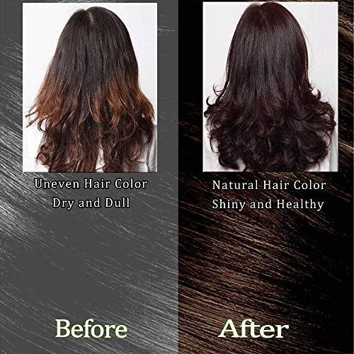 Dark Brown Hair Color Natural Hair Dye For Women Men Semi Permanent Full Gray Coverage Ammonia Free Long Lasting Aisanda Gold Spa 1min Hair Color