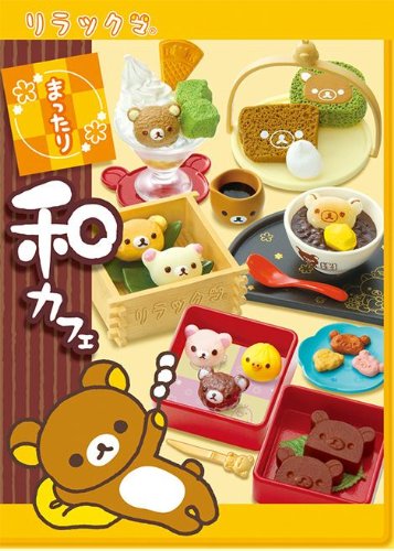 Rilakkuma Japanese dessert Cafe Re-Ment miniature blind box