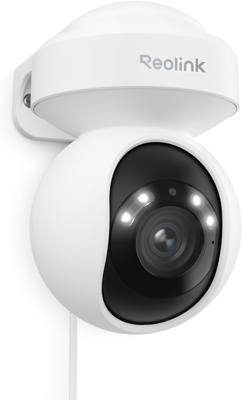 Reolink E1 Outdoor PoE 4K PTZ Security Camera 3X Optical Zoom Motion Spotlights