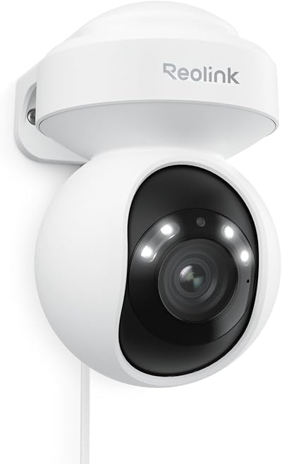 Reolink E1 Outdoor PoE 4K PTZ Security Camera 3X Optical Zoom Motion Spotlights