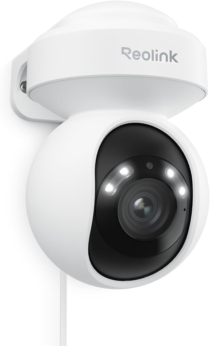 Reolink E1 Outdoor PoE 4K PTZ Security Camera 3X Optical Zoom Motion Spotlights
