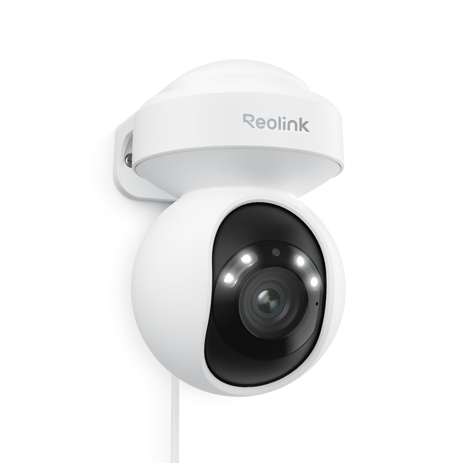 Reolink 4K PTZ PoE Security Camera Outdoor with Motion Spotlights, 3X Optical Zoom, 360° Pan 50° Tilt, Person/Vehicle/Pet Detection, Auto Tracking, Color Night Vision, Two-Way Audio- E1 Outdoor PoE