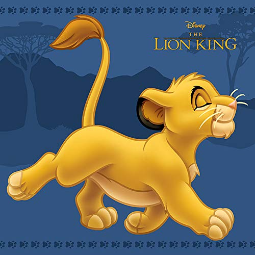 Disney The Lion King (Strolling Simba) 30 x 30cm Canvas