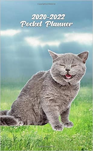 Amazon Com 2020 2022 Pocket Planner Funny British Shorthair Cat
