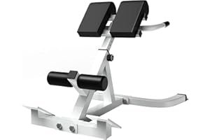 SIRHOME Roman Chair,Back Extension Bench,Multi Functional Ab Bench, Hyperextension Bench Abdominal Exercise, Leg Strength Trainer Home Men Women Full Body