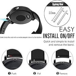 QGHXO Band for Polar Vantage M/M2/V3, Soft Silicone