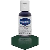 AmeriColor, Cypress, 0.75 Ounce Bottle, Soft Gel Paste Food Color