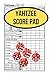 Yahtzee Score Pad: 120 Yahtzee Score Sheet, Game Record Score Keeper Book, Score Card