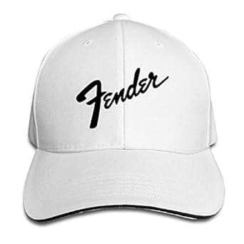 Amazon.com: Fender Fitted Sandwich Peaked Baseball Cap Hat