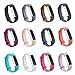GinCoband 12PCS Fitbit Alta HR Bands,Classic Replacement Bands for Fitbit Alta HR and Fitbit Alta (Set of 12, Large)