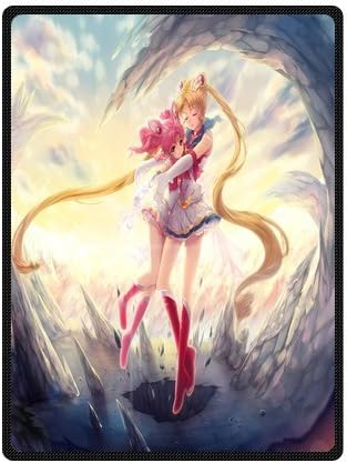 Scottshop Custom High Quality Fleece Blankets 58" x 80" Inch, Design Sailor Moon Blanket Fashion Warm Cozy Soft Sofa Bed Blanket Throws Blanket