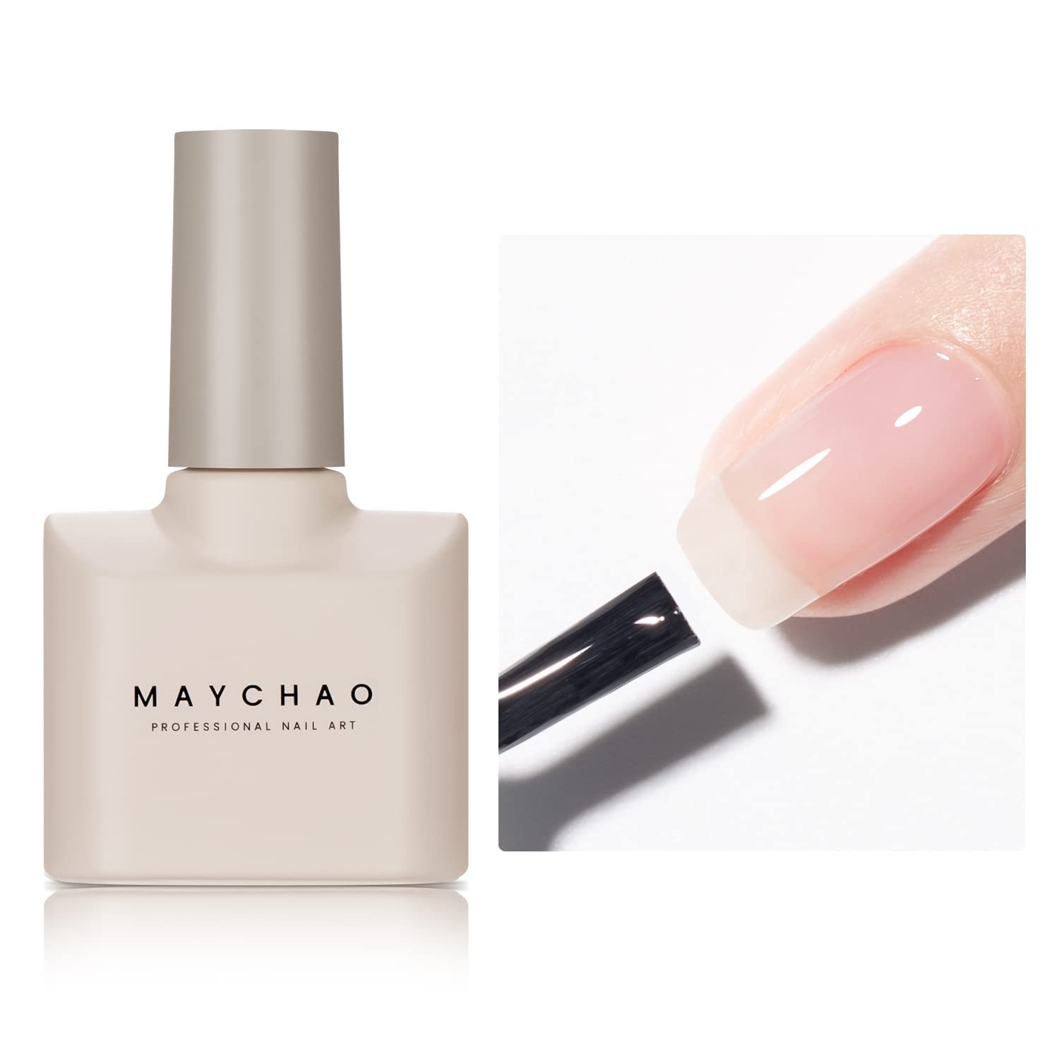 MAYCHAO Nail Prep Bond Primer, 15ML Natural Bond Nail Primer for Gel Nail Polish,Prevents Gel Nail Polish Lifting & Peeling