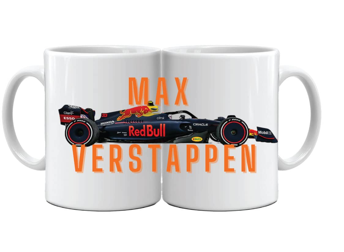 Wanky Candles Cheeky Mugs (TM) - Red Bull F1 Formula One Oil Can car Coffee Tea Mug Ceramic Cup - 330ml 10oz CMUG201