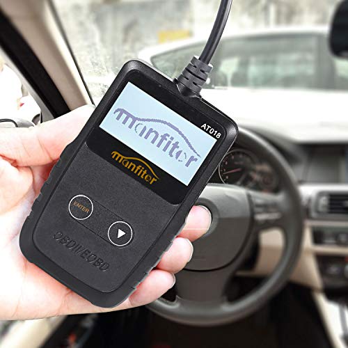 Manfiter [2018 Upgraded OBD2 Scanner Auto Car OBDii 2 Code Reader CAN Diagnostic Scan Handheld Tool Check Engine Light Trouble Codes Vehicle