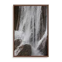 Framed Canvas Wall Art Waterfall Canvas Prints Home Artwork Decoration for Living Room,Bedroom - 16x24 inches