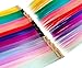 Rhyme 14 PCS Colored Hair Extensions Clip in/On for America Girls and Kids Doll hiar Accessories Wig Pieces Synthetic Hair Extensions (Multicolour)thumb 4