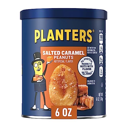 PLANTERS Salted Caramel Peanuts, Sweet and Salty