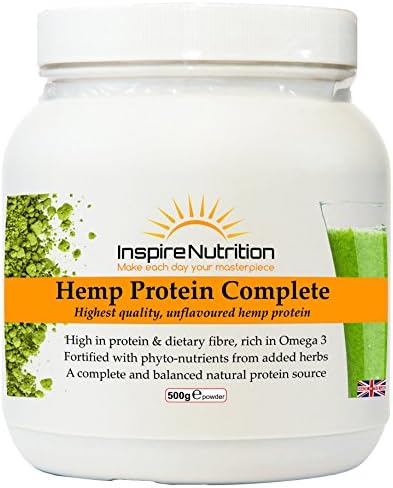 Hemp Protein Complete - 500g Protein Powder (Original) - for Stamina and Performance - Growth and Cell Repair - High in Protein Low in Carbs 110% Money Back Garauntee