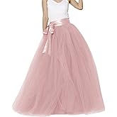 EllieHouse Womens Long Tutu Party Evening Tulle Skirt PC05