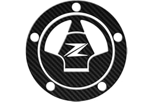 ihreesy Motorcycle Gas Tank Cap Sticker,3D Gas Oil Fuel Decal Tank Protector Carbon Fiber Fuel Decal Tank Protector Fit for ZX6R 10R 12R 14R ZZ1400 Z750 Z800 Z1000 650R ER6N GTR1400 KLE650 VERSYS650