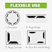 Rug Gripper Carpet Corner Weights No Slip Anti Curling Non Sliding Double Sided Indoor Outdoor Adhesive Tape Pad Anchors Stickers Grip Hardwood Floor Reusable Washable Eco Friendly