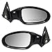 Driver and Passenger Power Side View Mirrors with Smooth Covers Compatible with 05-06 Altima 96302ZB080 96301ZB080